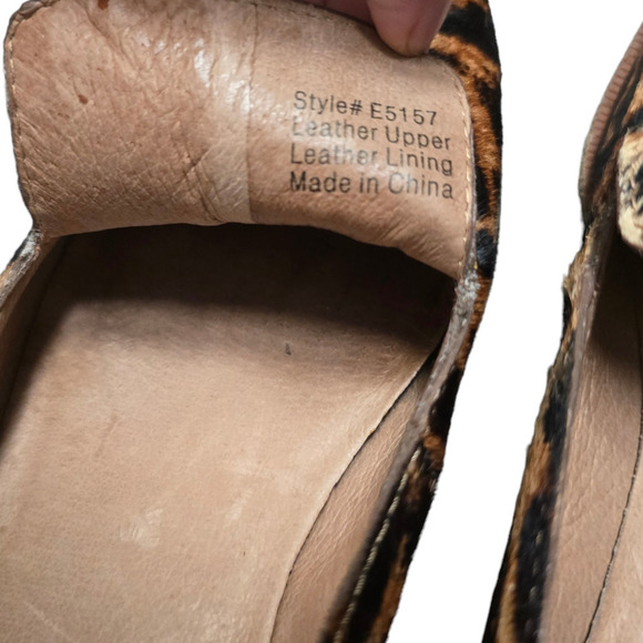 Madewell The Orson Loafer in Leopard Print Calf Hair size 6.5 - Picture 9 of 9